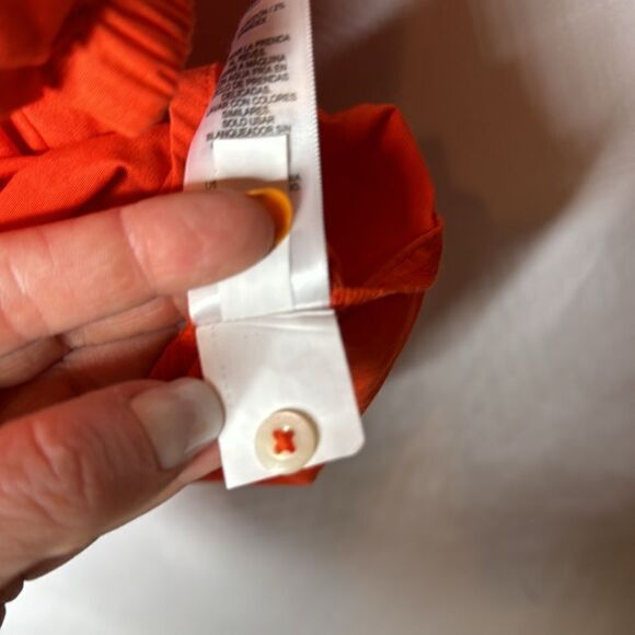 Vineyard Vines Poplin Short Sleeve Blouse. Size Medium. - Picture 10 of 10